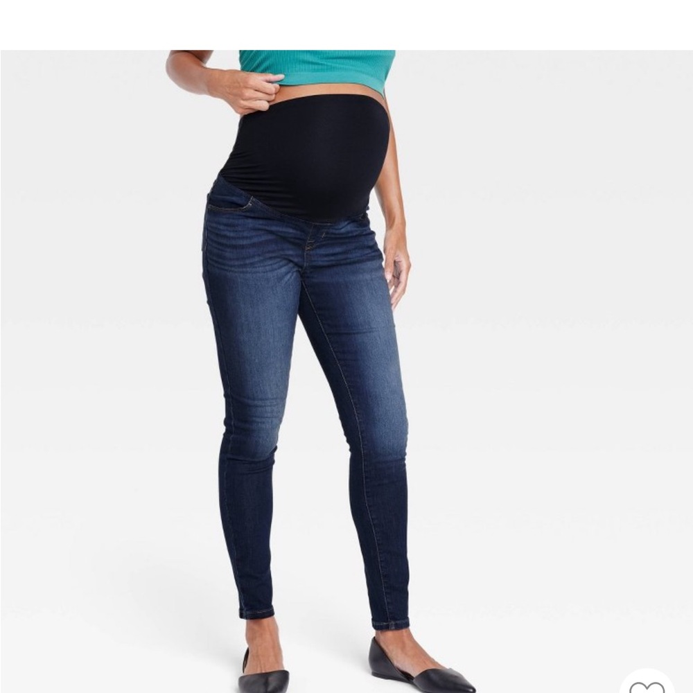 Isabel Maternity by Ingrid + Isabel Women’s Full Panel Skinny Jeans